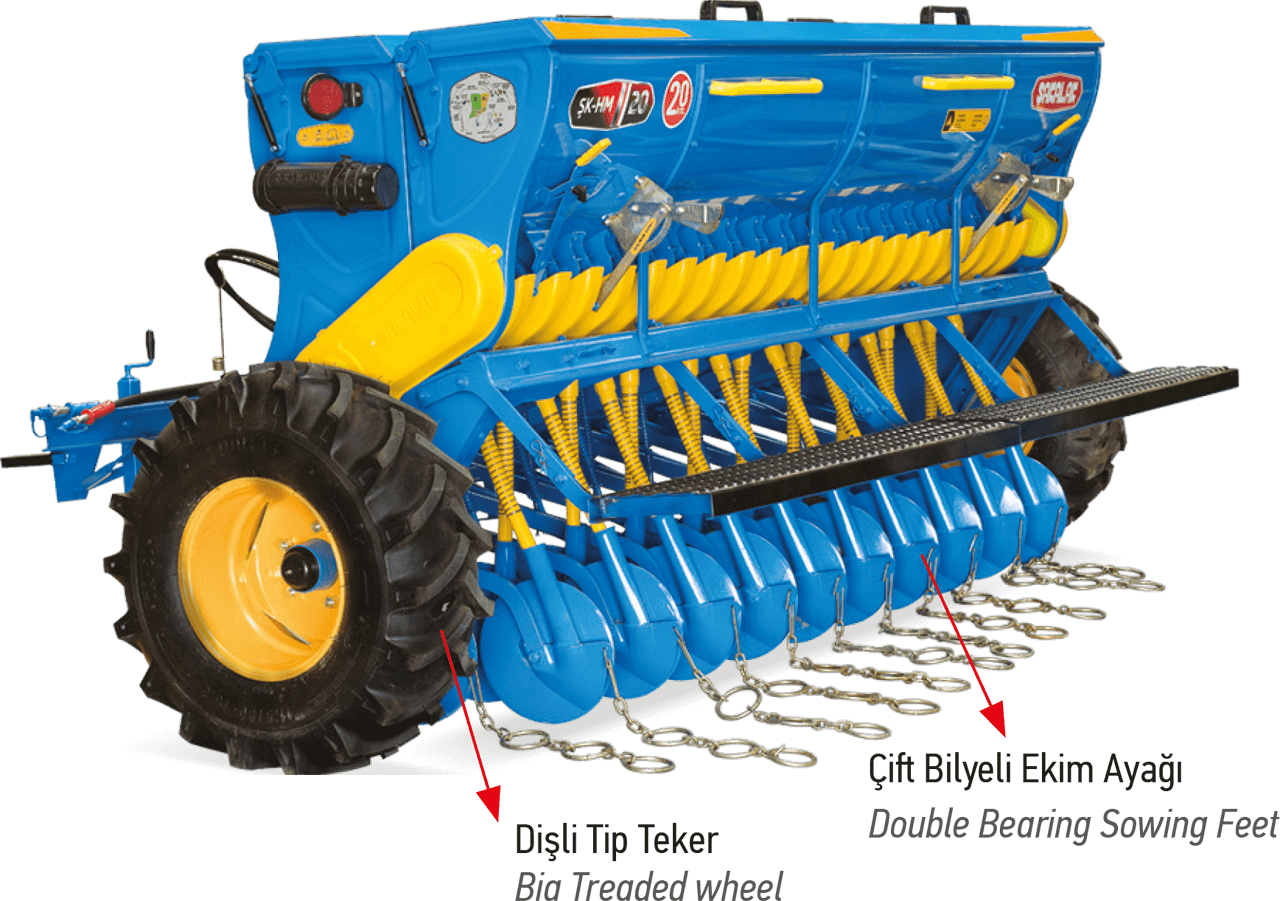 Universal Combine Cereal Seeder With Gearbox