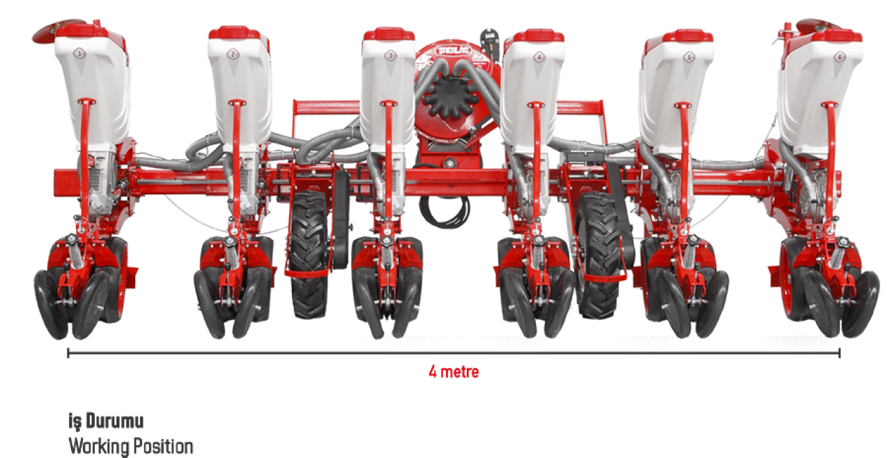 Pneumatic Precision Planter (Disc Type)