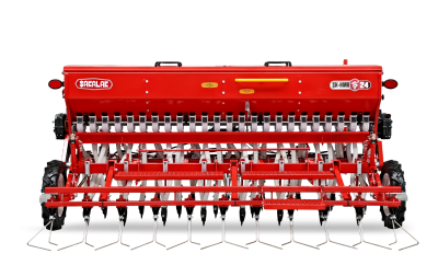 Universal Combined Seed Drill With Gearbox Spring Axe Tine